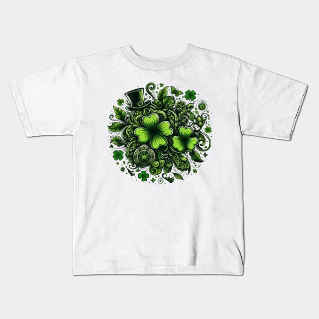 Saint Patrick hat Kids T-Shirt by YuYu